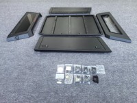 Accessoires d'extérieur de voiture personnalisés Couverture imperméable de lit de camping Couverture de pick-up à toit rigide en aluminium et en acier pour Hilux pour Tacoma