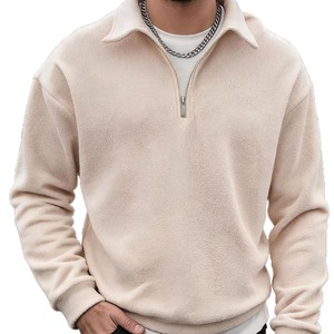 Nuova <span class=keywords><strong>Felpa</strong></span> Casual da <span class=keywords><strong>Uomo</strong></span> 2026 in Pile Doppio Lato con <span class=keywords><strong>Mezza</strong></span> <span class=keywords><strong>Zip</strong></span> e Collo Alto - Product Image 5