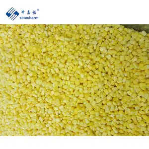 Sinocharm HACCP Super Sweet IQF Sweet Corn 7-11mm Wholesale Price 1kg Frozen Corn Kernels