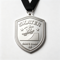Médaille personnalisée pour les sports, les championnats et les tournois - Médailles de récompense sportives avec ruban coloré
