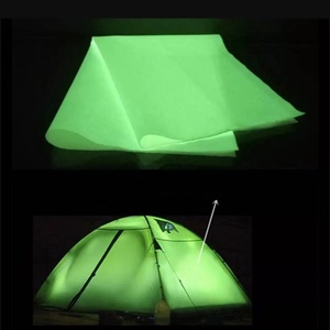 High Visibility <strong>Glow</strong> in <strong>Dark</strong> Eco-Friendly Washable 6-8 Hours Polyester Fabric Night Luminous Fluorescence Recycled for <strong>Jackets</strong> - Product Image 6