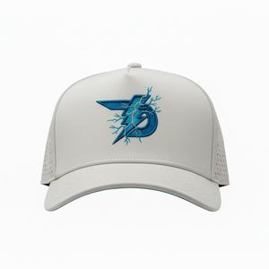 Gorra de Golf Personalizada OEM con Malla Perforada, Logotipo, 5 Paneles, Visera Ligeramente Curvada, Cierre a Presión, Parche de Goma Impermeable - Product Image 2