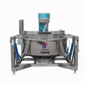 Automatic Gas Cooking Machine Cooking Pot Hot Mixer Machine