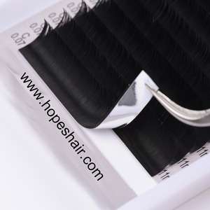 LashPlus 16 Rangées Coré<span class=keywords><strong>en</strong></span> Marque Privée Vraiment Noir Professionnel <span class=keywords><strong>En</strong></span> Vrac Synthétique Vison Extensions <span class=keywords><strong>De</strong></span> Cils - Product Image 5