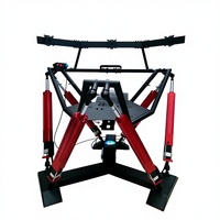 Simulateur de vol 3D avec cockpit d'avion et structure métallique pour une utilisation en intérieur/extérieur, parcs d'aventure, aéroports à domicile, zones de jeux éducatives