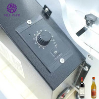 0.3KW 220 V Papier semi-automatique machine à étiquettes de colle/unité pour bouteille en plastique