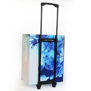 Atacado Personalizado Saco De Rolo De Papelão Ondulado Rolo De Papel Caixa Do Trole Para Exposição Eco <span class=keywords><strong>Expo</strong></span> Box Trade Show - Product Image 6