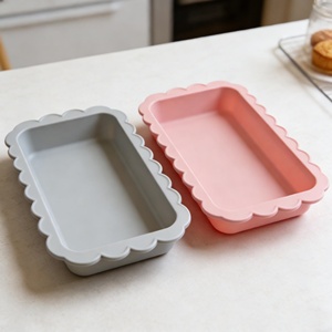 New Arrival Custom DIY Shape Eco-friendly BPA Free Bread Baking <b>Pan</b> Kitchen Tools High Quality Food Grade Silicone <b>Cake</b> <b>Pans</b> for - Product Image 3