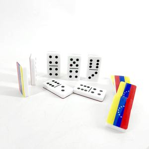 Vente en gros Jeu de dominos en acrylique personnalisé <span class=keywords><strong>à</strong></span> 2 couches de qualité supérieure Jeu de société de puzzle pour enfants et adultes - Product Image 3