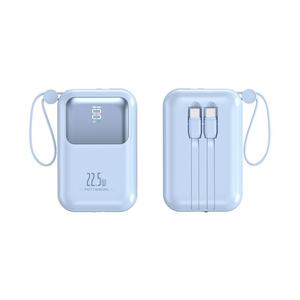 Chargeurs portables 10000mAh 22.5W à charge rapide avec affichage numérique et câbles pour smartphones - Product Image 3