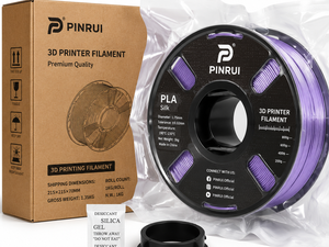 Filament d'imprimante 3D PINRUI Silk PLA 1,75 mm 1 kg, 8 couleurs soyeuses aux tons de bijoux pour vases, art, Bambu Lab, Creality - Product Image 4