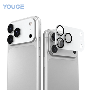 Pelindung Lensa Kamera Kaca Ponsel untuk iPhone Samsung Anti Gores Film Pelindung Kaca Tempered Bingkai Paduan Aluminium - Product Image 1