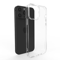 Étui de protection transparent en TPU acrylique antichoc pour Apple iPhone 17E/17PM