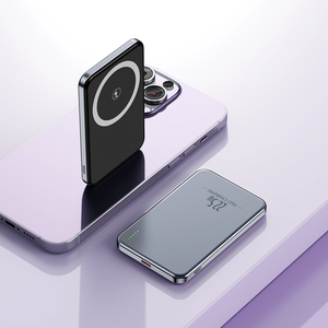 Chargeur magnétique sans fil rapide et ultra-mince de 22.5w Alimentation 5000mAh - Product Image 1