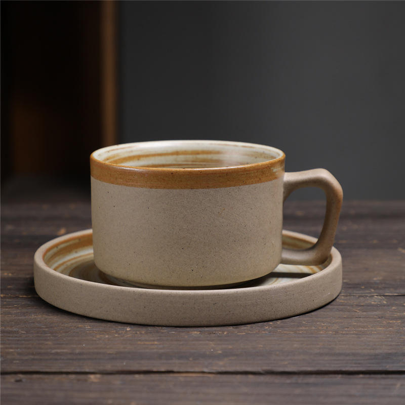 245-b full mountain cup + saucer (plain white) 220ml