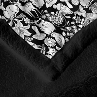 Couverture à colorier DIY style américain faite à la main pour l'hiver, motif animaux mignons, anti-stress avec marqueurs