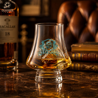 10oz Fabriqué À La Main 100% Verre En Cristal Sans Plomb Bourbon Whisky Cristal Dégustation Verres Snifter Pour Spiritueux Cognac Brandy