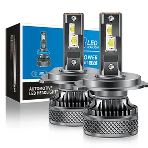High Lumen K18 3570 Csp Chip Led H7 H11 Halogen Headlights H4 6000k 9005 9006 Auto Car LED Headlights Bulb Lights