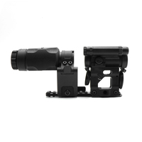 Lunette de visée point rouge M5 en aluminium de haute qualité avec combinaison grossisseur 1x vers 3XMAG-1 pour la chasse tactique en extérieur