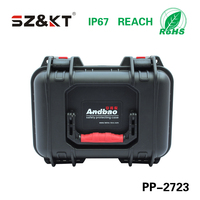 Kotak Peralatan Profesional Grosir Pabrik, Casing Plastik Tahan Air IP67 Anti Guncangan, Hard Case untuk Kamera