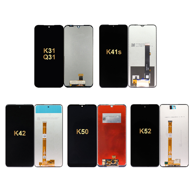 Mobile Phones Lcds for LG K8 K31 Q31 K41s K42 K50 K52 Q60 K62 Q70 K71 K92 Q92 5G Q Stylo 4 5 6 Touch Screen Digitizer Assembly