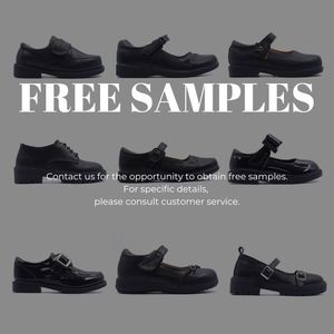 Zapatos de vestir de princesa de nuevo diseño personalizados clásicos Zapatos escolares de cuero negro para niños - Product Image 6