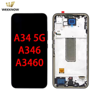 Original für A34 5G Mobiltelefon LCD-Bildschirm Ersatz 1 Jahr Garantie Großhandelspreis