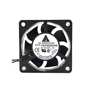 พัดลมไร้แปรง Delta Ec ขนาด 60x60x20 มม. 110-220V 4W สำหรับตู้เครื่องเชื่อม - Product Image 1