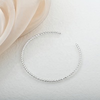 Bracelets torsadés en fil de câble, breloques de bracelet, personnalisés, argent sterling 925, cœur mignon en zircon, minimaliste, homme, femme, couple