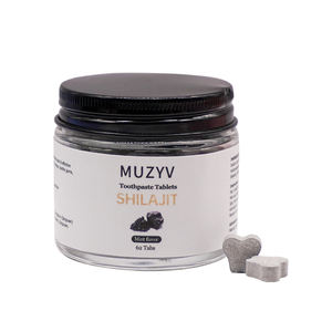 Label pribadi 62 gigi tab shilajit hydroxyapatite pasta gigi tablet - Product Image 1