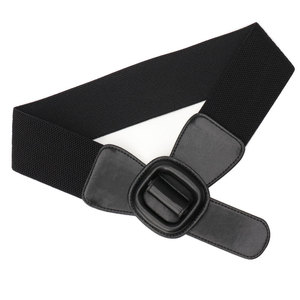 Mode multicolore 6CM de <span class=keywords><strong>large</strong></span> femmes élégante robe élastique <span class=keywords><strong>ceinture</strong></span> luxe Vintage réglable Stretch tricoté <span class=keywords><strong>ceinture</strong></span> décorative - Product Image 5