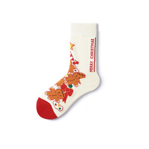 Chaussettes de Noël personnalisées en coton pour adultes, chaussettes de sport pour femmes, lot de chaussettes en gros, idée cadeau, chaussettes de Noël sportives, chaussettes de sport - Product Image 4