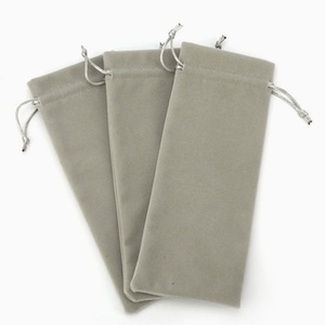 Specialized Velvet Jewelry <b>Storage</b> Bags with Reusable Cloth Pouches Screen Printing Custom Logo - Product Image 2