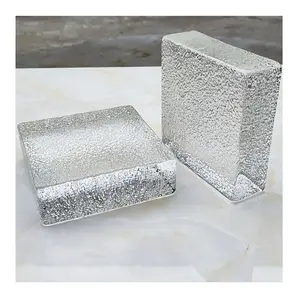 Factory Supplier Decoration Wall Can Be Customized Clear Crystal Square Solid Glass Brick Block