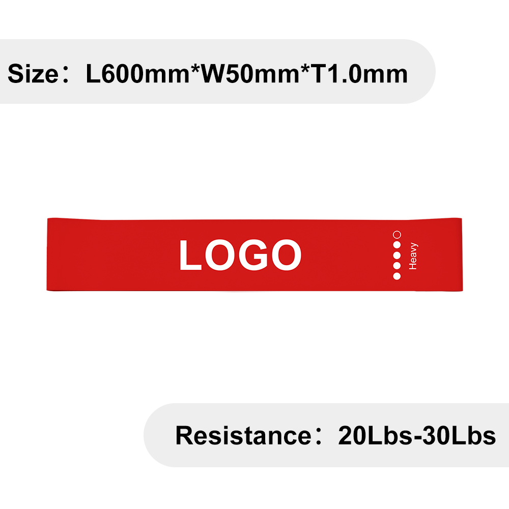Rouge (01,0 mm d'épaisseur) 20 lb-30 lb