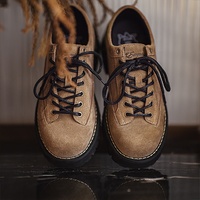 Herrenschuhe Maden Business Casual Anzugschuhe Oxfords Vintage Chunky Sole Workwear-Stil Wildleder Zapatos Hombre Sommer-Trend 2026