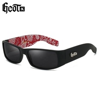 Lunettes de soleil polarisées Dubery 2024, style gangster de casino, tendance 2025 GCOTX, hip-hop, nouvelle collection West Coast pour hommes