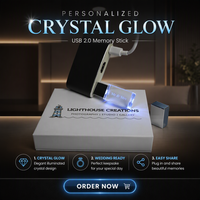 Clé USB 2.0 personnalisée en cristal avec logo lumineux 1 Go-128 Go – Cadeau promotionnel OEM