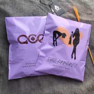 ,Printable LOGO, Minimum Order Quantity 100 Pieces <b>Clothing</b> Online Express <b>Bag</b>, Customizable Size - Product Image 4