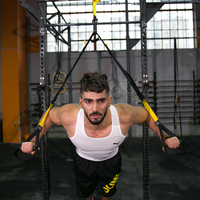 Sangle de suspension fitness pour entraînement en salle de sport, bandes de résistance, exercices d'étirement, sangles élastiques TRX