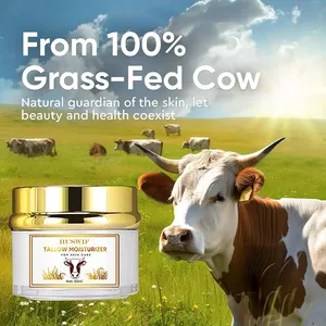 All Natural Daily Skin Care 100% Organic Grass Fed Beef Tallow Face Moisturizer Moisturizing And Smooth Skin For Face And Body