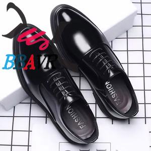 Zapatos Formales Casuales de Verano para Hombre, con Parches, Punta Puntiaguda, con Cordones, para Boda, Entresuela de EVA/PVC, Parte Superior de PU, con Aumento de Altura - Product Image 2