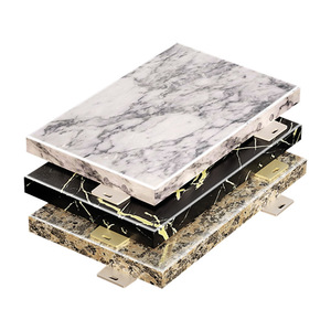 แผ่นอลูมิเนียมลายหินสำหรับตกแต่งผนังอาคารในโครงการปรับปรุงอาคาร - Product Image 1