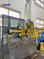 Awovolift cangkir isap vakum kaca pneumatik, pengangkat kaca ubin marmer industri vakum Crane proses kaca Line CE 500