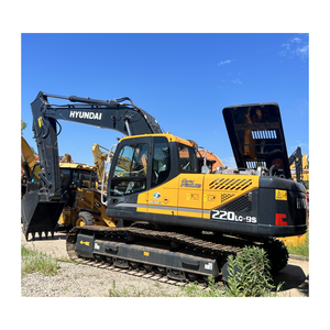 Excavadora Hyundai 220LC-9S usada de alta calidad, excavadoras originales Hyundai 220LC-9S de 22 toneladas con precio bajo para la venta - Product Image 1