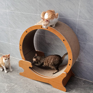 Rascador para Gatos con Rodillo Tipo Cinta de Correr, Diseño Moderno y Duradero para Ejercicio y Juego de Gatos en Interiores - Product Image 1