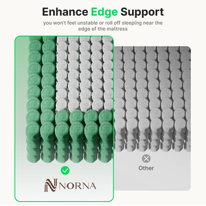 5 sao khách sạn giường vua nữ hoàng Kích thước mùa xuân Gối đầu túi mùa xuân mềm Bộ nhớ bọt nệm - Product Image 6