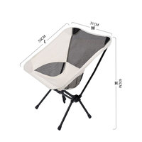 Chaise de camping pliante rembourrée personnalisée, directement de l'usine, respirante, légère, avec poche latérale et sac de transport, logo personnalisé