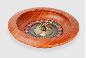 Rueda de ruleta de madera maciza de Casino de 12 pulgadas, rueda de ruleta de lujo para jugar - Product Image 2