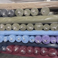 Tissu satiné 100% polyester léger, anti-boulochage, anti-déchirure, résistant à l'abrasion, motif Dobby chevrons 150D pour la mode et l'habillement